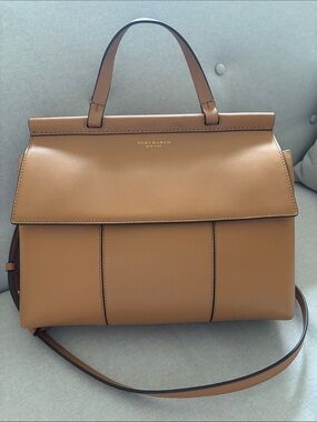 Tory Burch Tan Leather Satchel